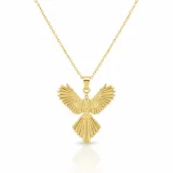 Gold Anka Kuşu Kolye - 2