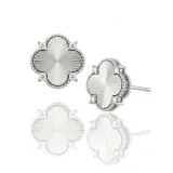 Silver Yonca Küpe - 2