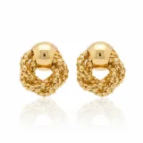 Gold Burgu Küpe - 2