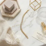 Silver taşlı bileklik - 2
