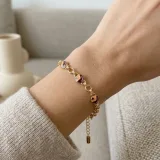 Çet*ş Kuyum Model Bordo Bileklik - 1