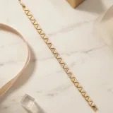 Gold Üçgen Bileklik - 2