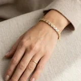Gold Üçgen Bileklik - 1