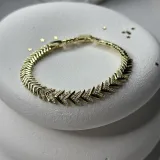 Sık Samanyolu 14K Altın Kaplama Bileklik - 3