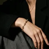 Oval Detaylı Zincir Bileklik - 5