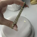 Sık Samanyolu 14K Altın Kaplama Bileklik - 2