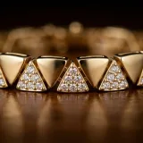 Gold Üçgen Bileklik - 3