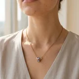 Çelik Çocuk Grubu Stitch Kolye - 1