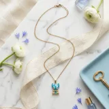 Çelik Stitch Çocuk Kolye - 2