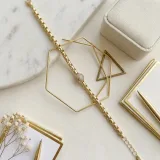 Tekli top taş detaylı bileklik - 2