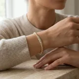 Silver taşlı bileklik - 1