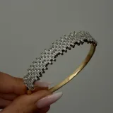 Işıltılı Dokulu Bilezik - 1