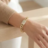 Kuyum Model Kalın Gurmet Bileklik