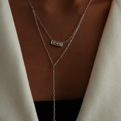 Meksika Silver Y Kolye