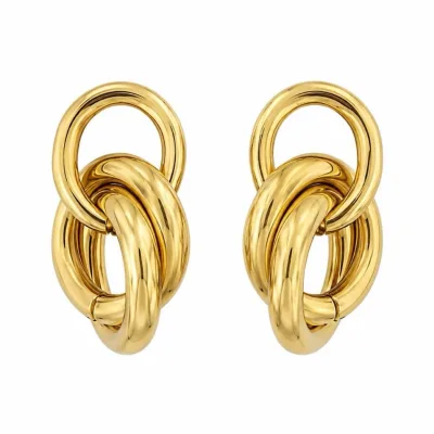 Gold Halka Küpe - ikinci görsel