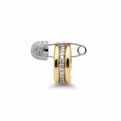 Taşlı Çok Halkalı Ear Cuff - ikinci görsel