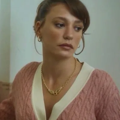 Yeşil Taşlı V Serenay Kolye