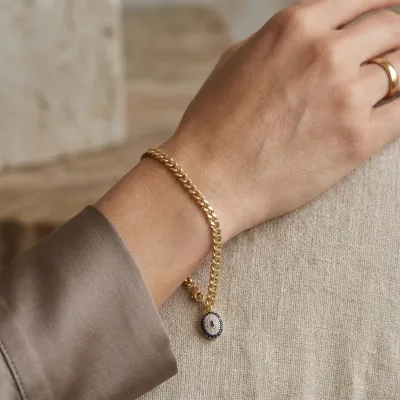 Tekli Nazar boncuğu bileklik