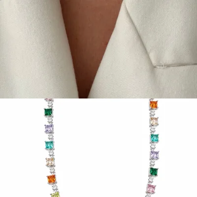 Çok Renkli Baget Kolye