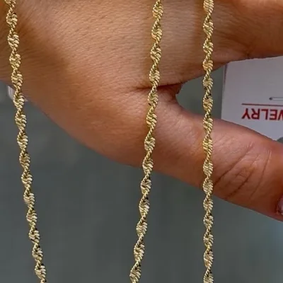 14 k Altın Kaplama Singapur İnce Set